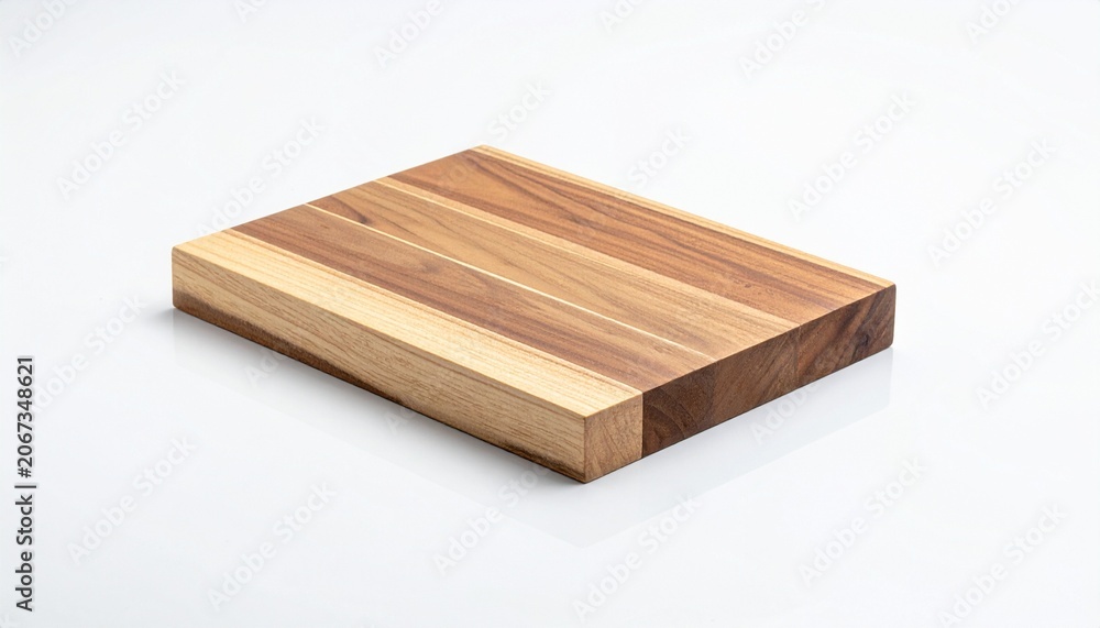 Fototapeta premium Wooden block striped laminated craftsmanship