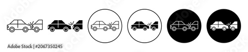 Photos Rear end collision icon