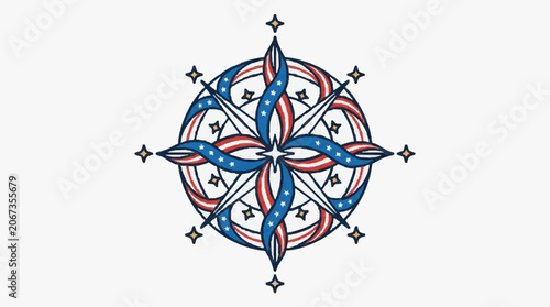 Photography Intricate heraldic shield with ornate medieval design.