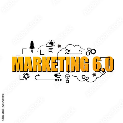 Marketing Funnel Typography Concept Vector.ai