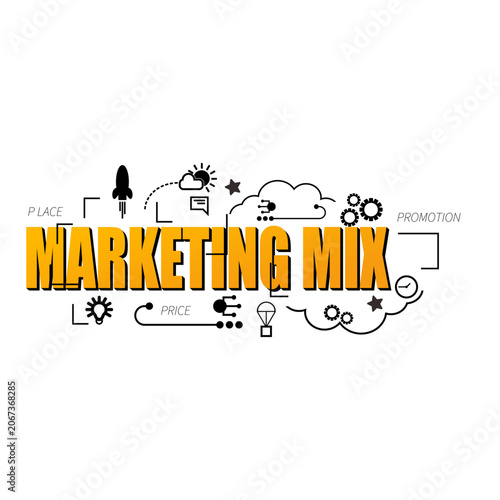 Marketing Strategy Typography Concept Vector.ai
