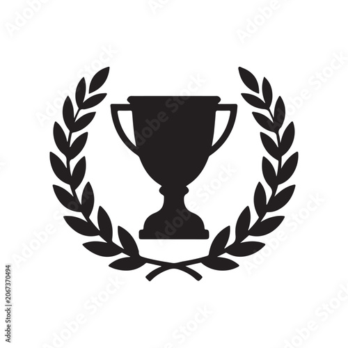 Fotografía Champions cup with laurel wreath