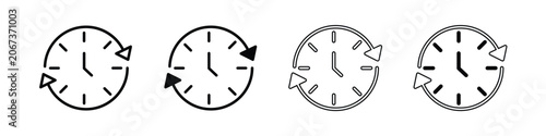 Foto Clocks hands icon