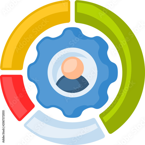 Employee performance icon