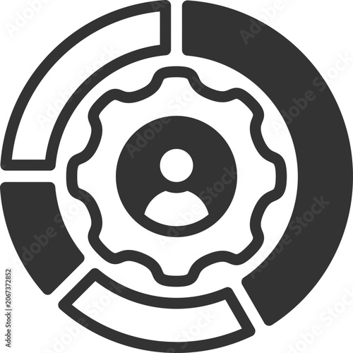 Employee performance icon
