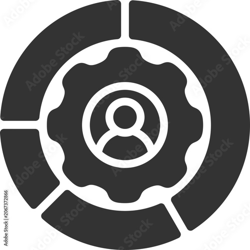 Employee performance icon