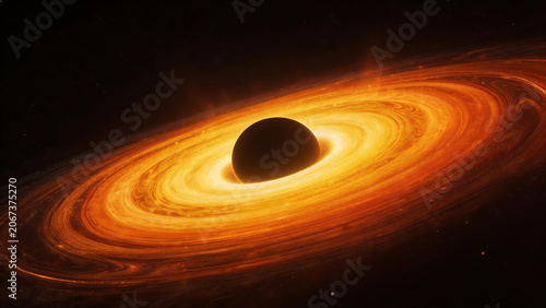 Black hole with accretion disk