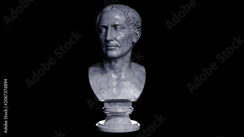 Rotating Sculpture of Farnese Caesar Digital Sculpture
