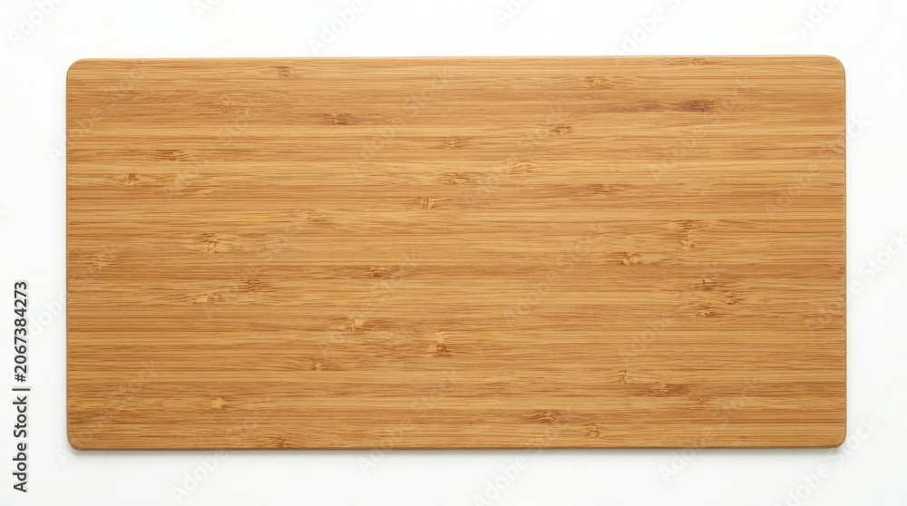 Naklejka premium Solid Natural Bamboo Kitchen Cutting Board Eco Friendly Heavy Duty Chopping Block