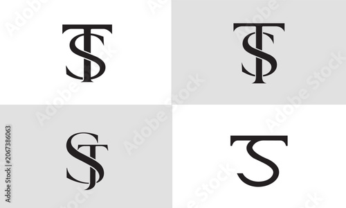 TS Lettermark Brand Logo Design