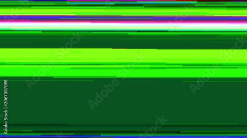 Digital video distortion in bold, bright colors like red, yellow, green, and orange. Suitable for dynamic, eyecatching video projects.