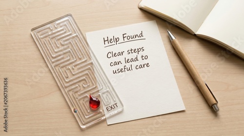 Blood Donation Maze Solution for Clear Care