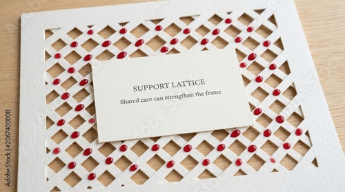 Blood Donation Support Card on Lattice