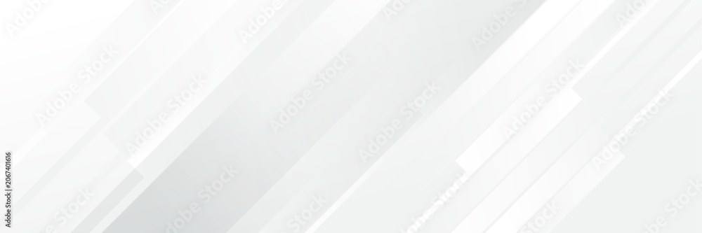 Naklejka premium Abstract pattern white geometric banner design background.