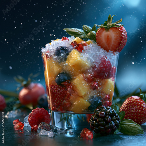 fresh fruit cocktail