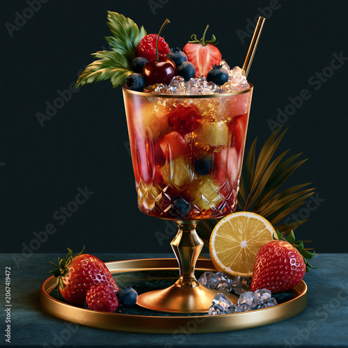 fresh fruit cocktail
