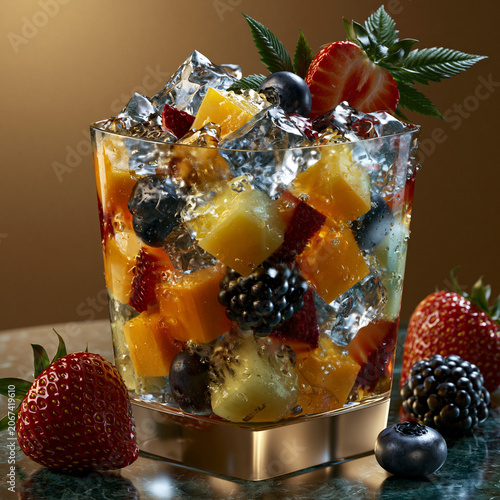 fresh fruit cocktail