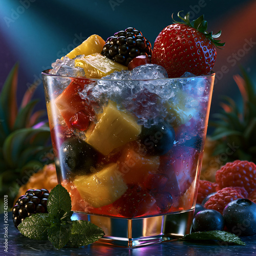 fresh fruit cocktail