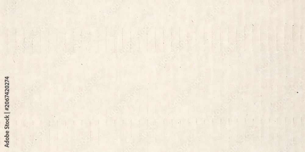Fototapeta premium Subtle natural paper texture with small fibers and vertical corrugated lines