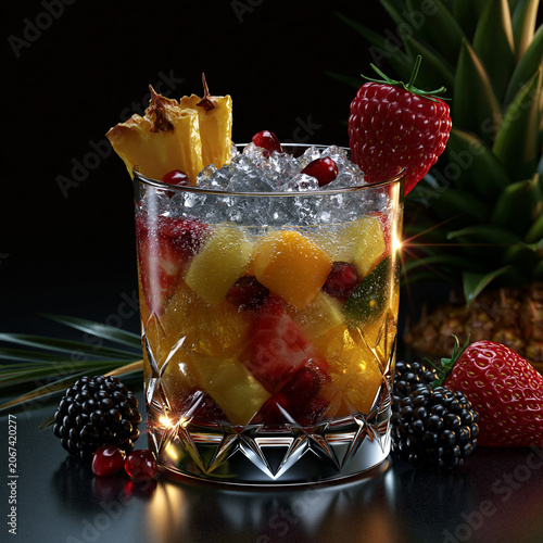 fresh fruit cocktail