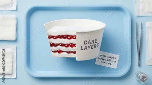 Care Layers Dessert for Blood Donation Support
