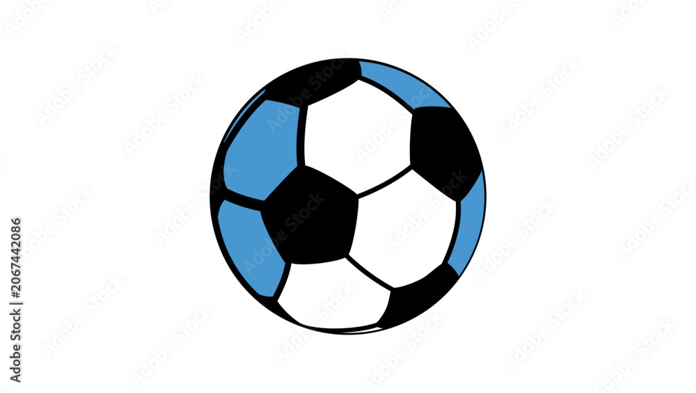 Naklejka premium Guatemala football flag, color vector illustration