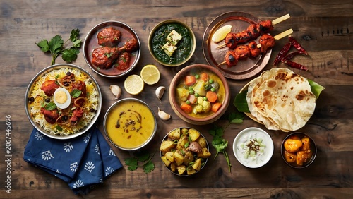 fresh vegetables and spices