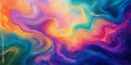 A vibrant swirl of colors like a psychedelic dream, creating an abstract, painterly texture that evokes imagination and creativity.