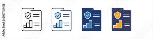 Due Diligence Icon Set Multiple Style Collection