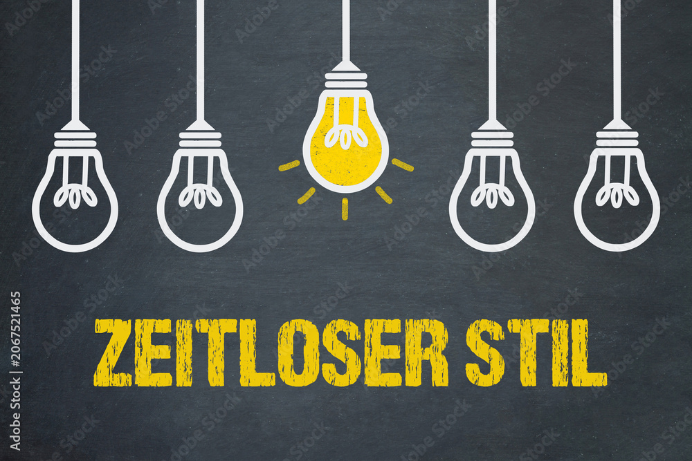 Obraz premium Zeitloser Stil