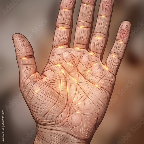 Close up of a persons hands holding a stack of folded towels.