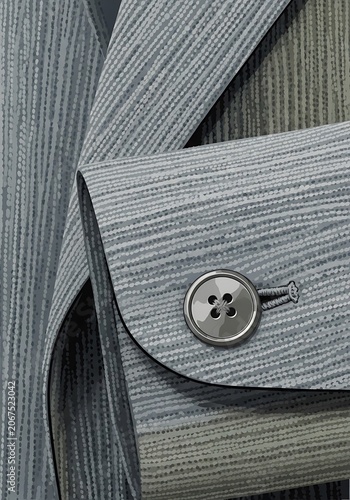 Close-up of a modern stainless steel refrigerator door handle.