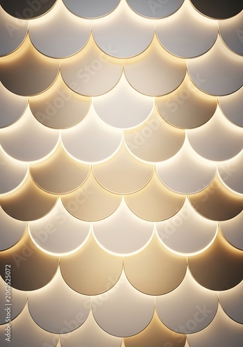 Close up of golden honeycomb texture pattern.