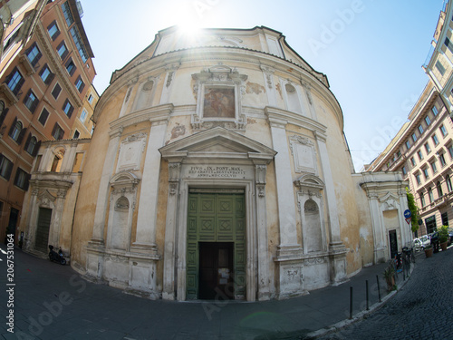 Fotografia Chiesa di San Bernardo alle Terme, mannerist and baroque styled church in Rome,