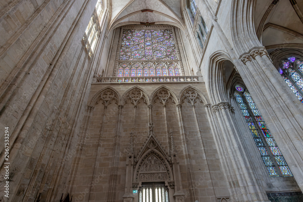 Obraz premium Netre-dame cathedral, Sees, orne, normandy, france