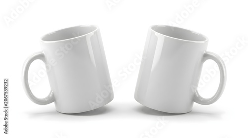 High Quality 3D Mug For Mockup With White Background