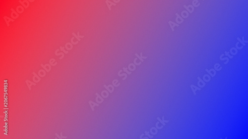 Cuadro en lienzo Red blue gradient background smooth color transition and blended hues