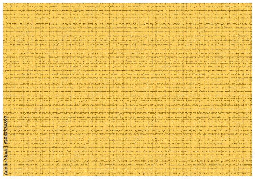 Fototapeta premium Abstract yellow grid pattern with horizontal and vertical textured lines