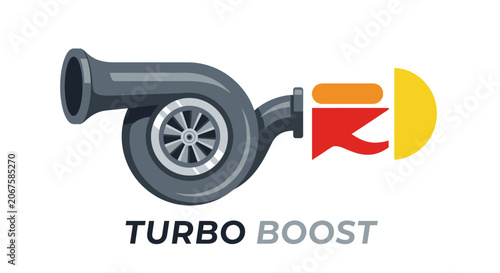 Εκτύπωση καμβά Turbocharger Boosting Engine Performance.