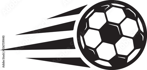 Year 2026 Football Tournament Typography and Ball Vector