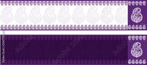 saree design illustration, saree art