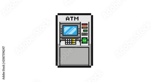 Automated Teller Machine Cash Dispenser Terminal.