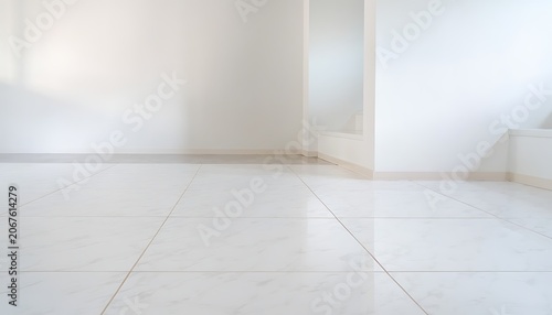 Modern Tiled Floor with Clean Lines.