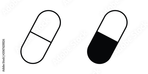 Tableau sur toile Capsule icon