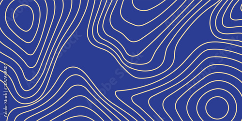 Canvastavla Abstract line art seamless background vector illustration