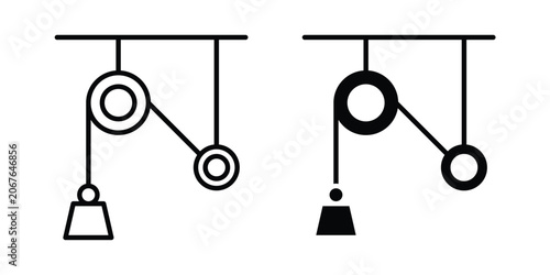 Obraz na płótnie Pulley icon