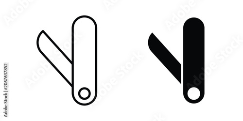 Foto Swiss knife icon