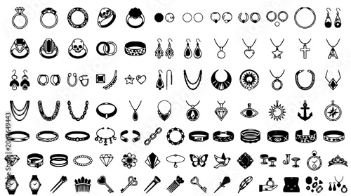Creative Agency Icons Black Icons Black White  Action 202606011  Icons Set
