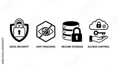 Action Involving People Animals Requires Secure Storage Technology Environment For Business Solutions