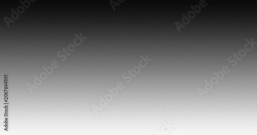 Fotografía A rough-textured gradient banner background in black and white.